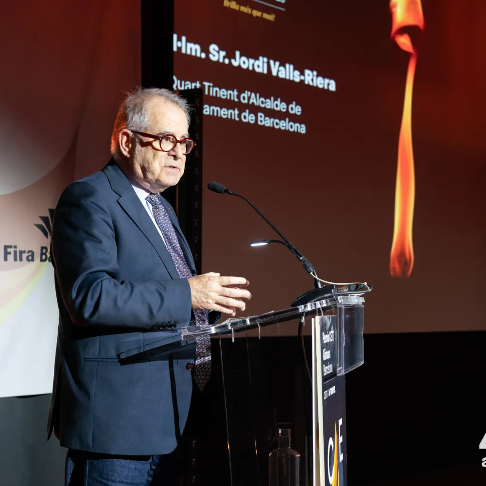 Sr. Jordi Valls-Riera, quart tinent d'alcalde de l'Àrea d'Economia, Hisenda, Promoció Econòmica i Turisme de l'Ajuntament de Barcelona 