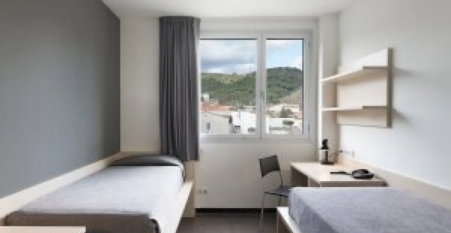 Residencia Universitaria Ágora Habitaciones CETT